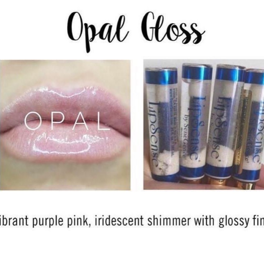 Opal Gloss-wait until you try this gloss with your LipSense! Purple-pink sheen!
